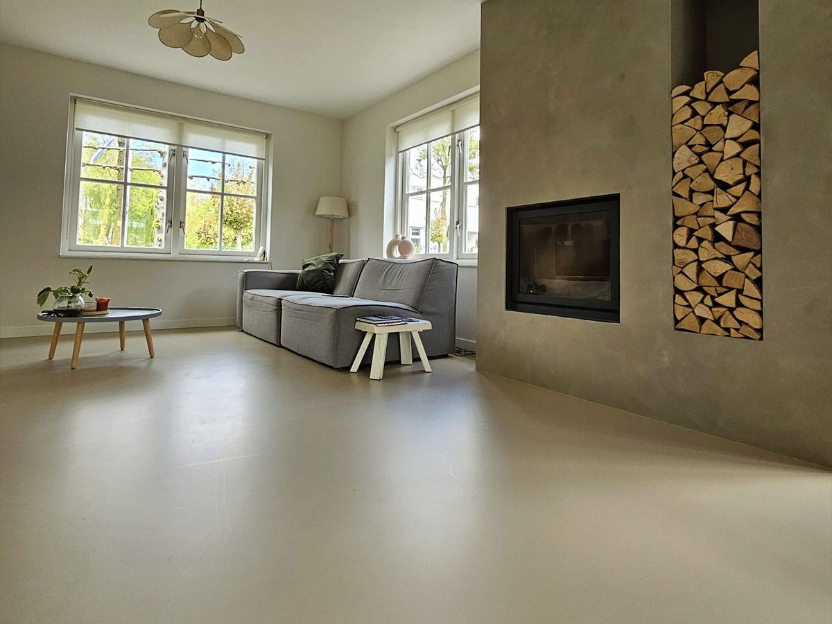 Gietvloer Woonkamer